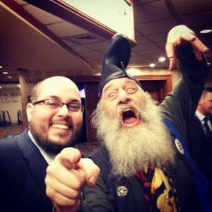 Brett with Vermin Supreme